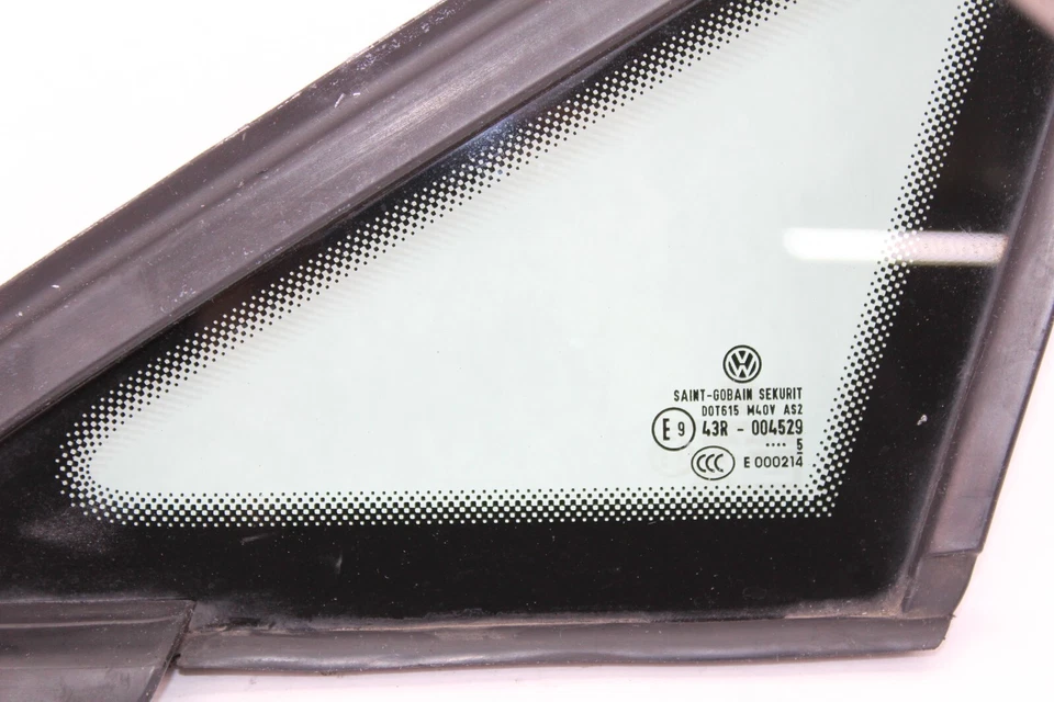 VOLKSWAGEN GOLF MK7 2015-2021 DELANTERO IZQUIERDO UN PILAR ESQUINA VENTANA CRISTAL OEM Foto 3 de 4