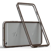 Bumper FüR Apple Iphone 6 / 6S Case Wallet Schutz HüLle Cover Braun