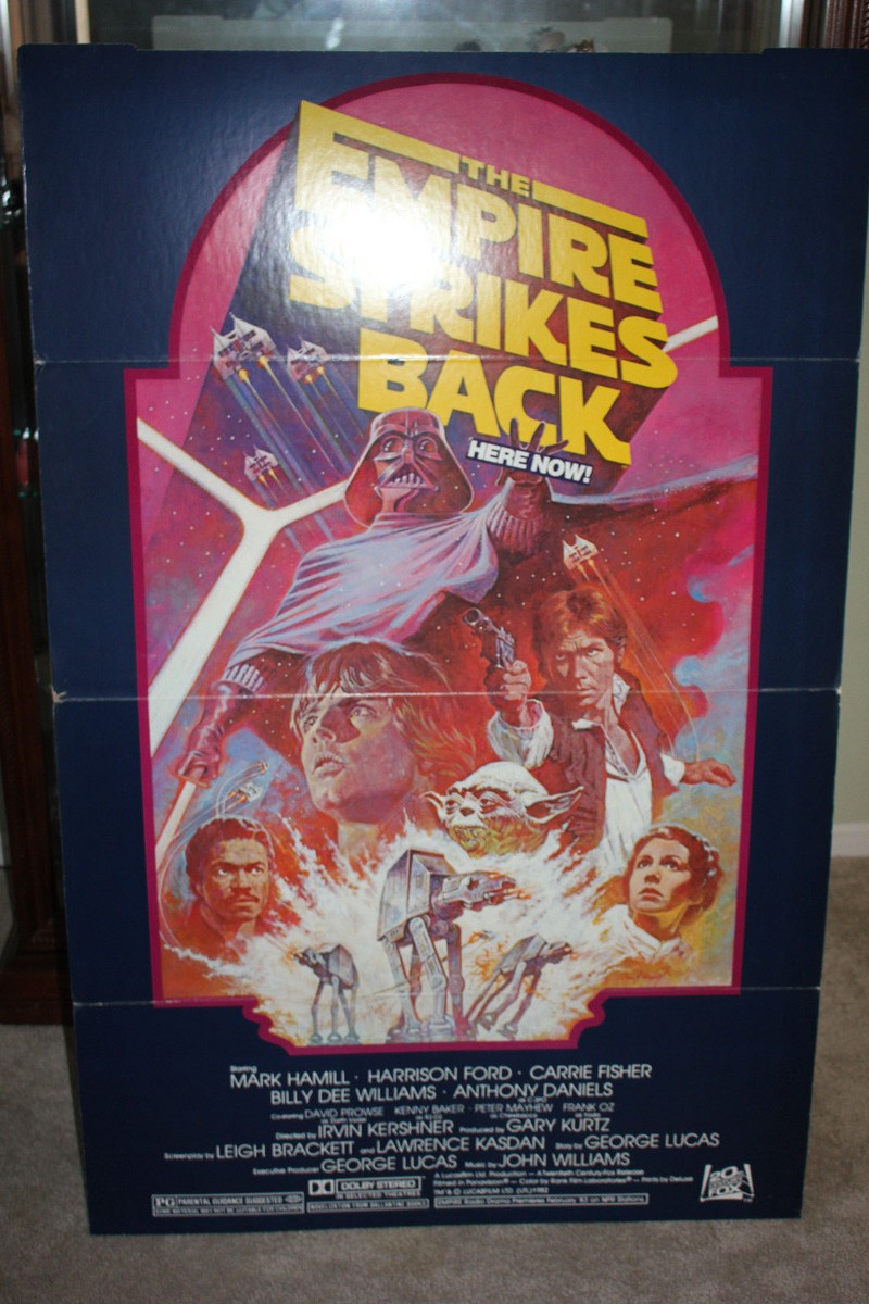 RARE Original 1982 Star Wars EMPIRE STRIKES BACK Standee Standup