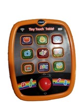 Vtech Tiny Touch Tablet. Teaches Animals, Music, Numbers, Letters. Age 6-36M