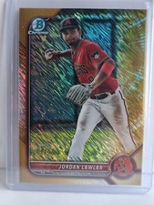 Jordan Lawler 2022 Bowman Chrome Gold Shimmer Refractor Refractor RC BCP-141 /50