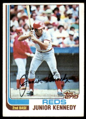 1982 Topps. Junior Kennedy. . Cincinnati Reds. #723