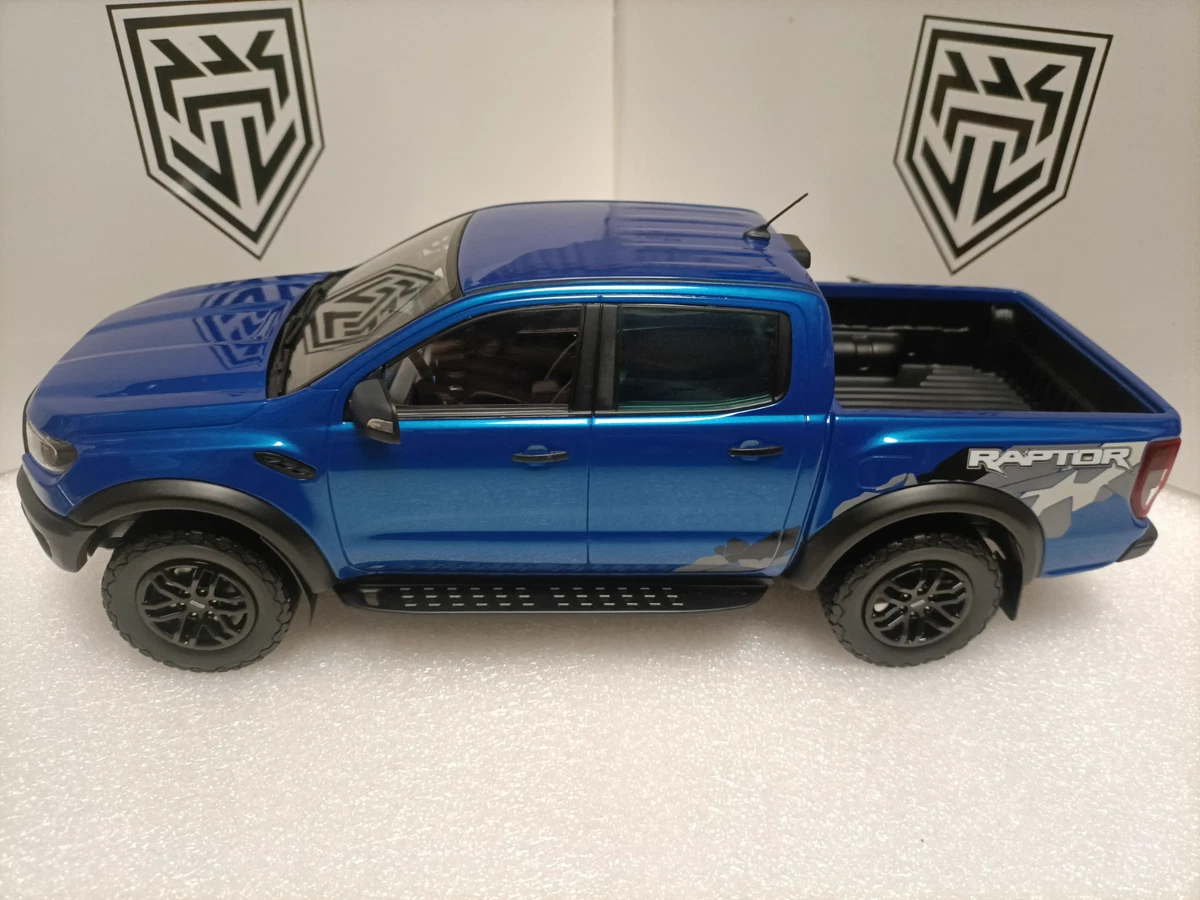Feelslike 1/18 Resin car model Ford Ranger Raptor V8 2020 Blue | eBay