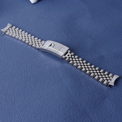 18mm Jubilee WatchBand Bracelet With Oyster Deployment Clasp For Seiko 5 SNK361 - 第 2/7 張圖片