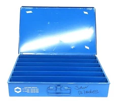 Durham Manufacturing Latching Metal Tool Case With Dividers 18x12x3 Inch USED