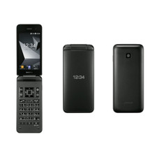 KYOCERA A202KC DIGNO KEITAI 4 ANDROID FLIP PHONE Black UNLOCKED A203KC Japan New