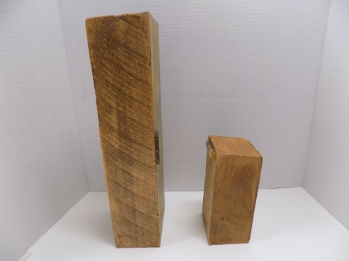 ASIAN WOOD BLOCKS WALL ART DECOR Carved Wall Hanging Shelf Set of 2 VTG - Picture 5 of 8
