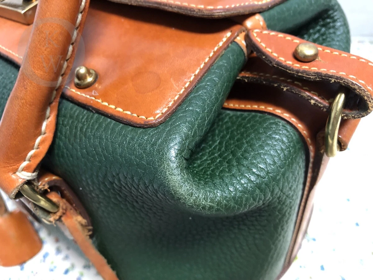 Vintage*Dooney & Bourke*R03*Ivy Green*Hand Fitted Doctor's Satchel*19044D S11