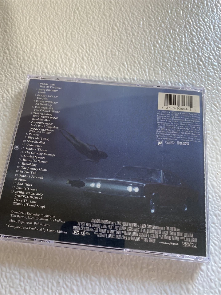 BIG FISH soundtrack CD various artist - Pearl Jam, Elvis,Allman Brothers,Holly + Foto 4 de 4