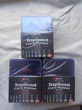 25 BCW Topload Card Holders 3x4 Protect Display MLB NBA NCAA NFL NHL