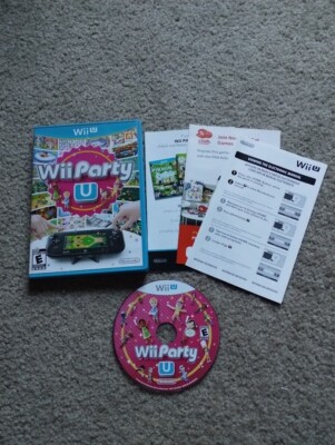 Wii Party U CIB Nintendo Complete Tested Good Condition