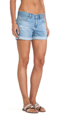 Adriano Goldschmied Damen Jeans Ex Boyfriend Short W26 Bundweite 39 cm RS18 NEU