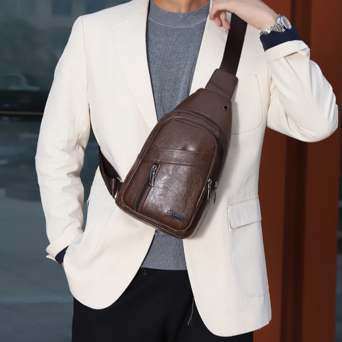 Mens Sling Bag Cross Body Handbag Chest Bag Shoulder Pack Sports Travel Backpack - Picture 33 of 57