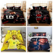 Set copripiumino calcio Neymar set lenzuola federa 135x200 200x200 regalo