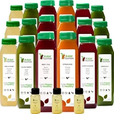 RAW Fountain Juice Cleanse Detox Cold Pressed, ORIGINAL, All Natural 1,3,5,7 Day