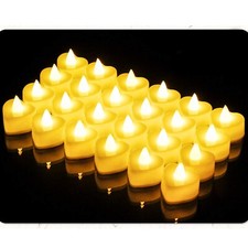 LED Candle Lights, Pack of 24, Flameless Flickering Tea Lights and Decoration...