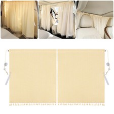 Car Privacy Curtains Light Blocking Rear Seat Divider For Suv Sedan 55 X 31