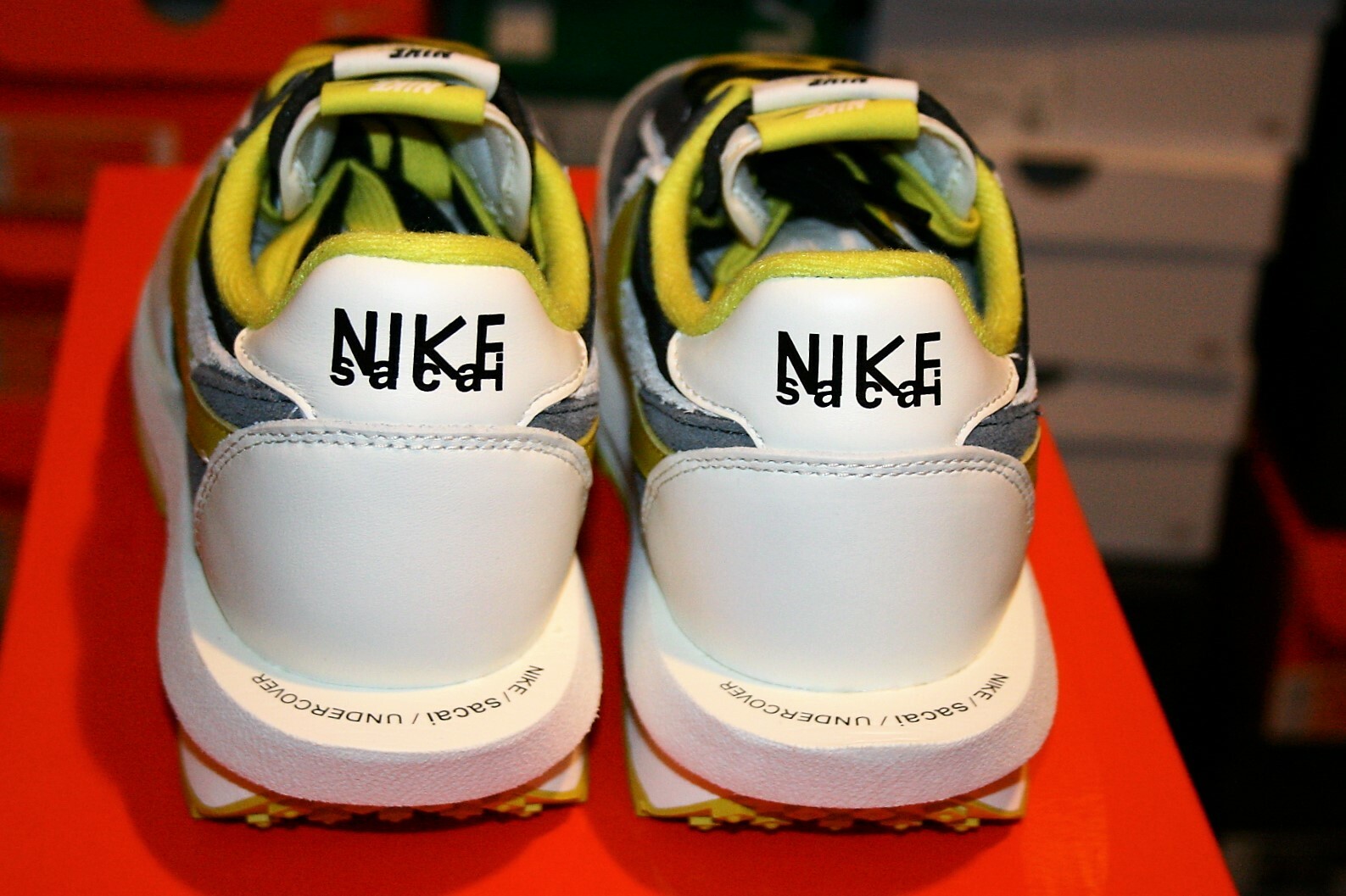 SACAI X NIKE Nike X Sacai X LDWaffle Undercover Black Bright Citron DJ4877 001 Men size