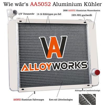 Upgraded Wasserkühler 3 Reihe Alu Für Triumph STAG Motorkühlung