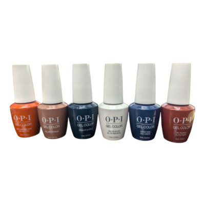 OPI - Muse Of Milan 6 Piece Gel Color Kit, 0.5 Fl Oz Each With Extras!