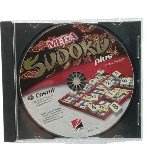 Mega Sudoku Plus PC CD-ROM 2008 Cosmi Games - Picture 4 of 7