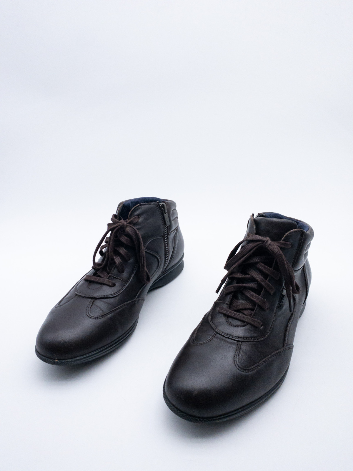 LLOYD Hombre Zapatillas Zapatos Informales Bajo Cuero Negra T 41 Ue Art 29624-50