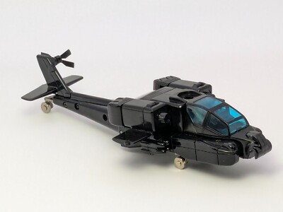 Vintage Bandai Tonka Super Gobots Black Warpath Helicopter Japan