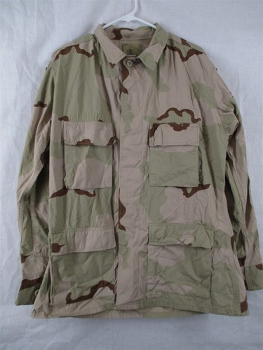 DCU Shirt/Coat Medium Regular Desert Tri-Color Camo Cotton/Nylon USGI Army