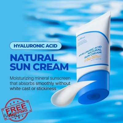 ISNTREE Hyaluronic Acid Suncream SPF 50ml Korean Skincare No White Cast