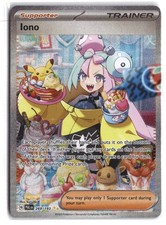 Iono 269/193 Special Illustration Rare Paldea Evolved Pokemon Holo NM