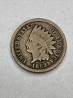 1863 Indian Head Cent Penny - Extra Fine Condition