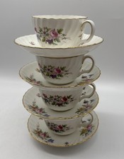Mintons Marlow Made In England Tea Cup And Saucer Globe Stamp Service For 4