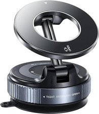 2026 Upgraded Vacuum Magnetic Car Phone Holder with 3 Rings 360  Ultra Suction C