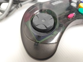 Used SEGA SATURN Cool Pad Controller Transparent Black HSS-0101  JAPAN