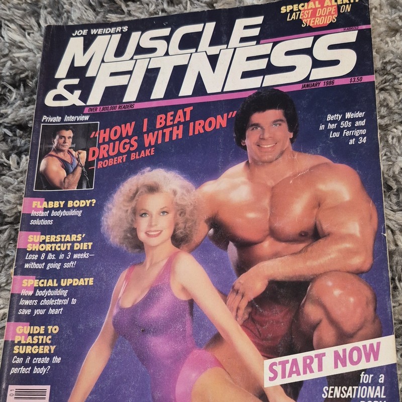 Muscle & Fitness Joe Weider January 1986 Bodybuilding Fitness Diet Illustrated
