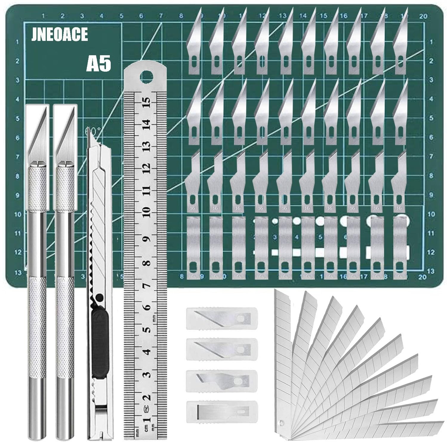 Exacto Knife Precision Carving Craft Hobby Knife Kit with 40 PCS Exacto Blades