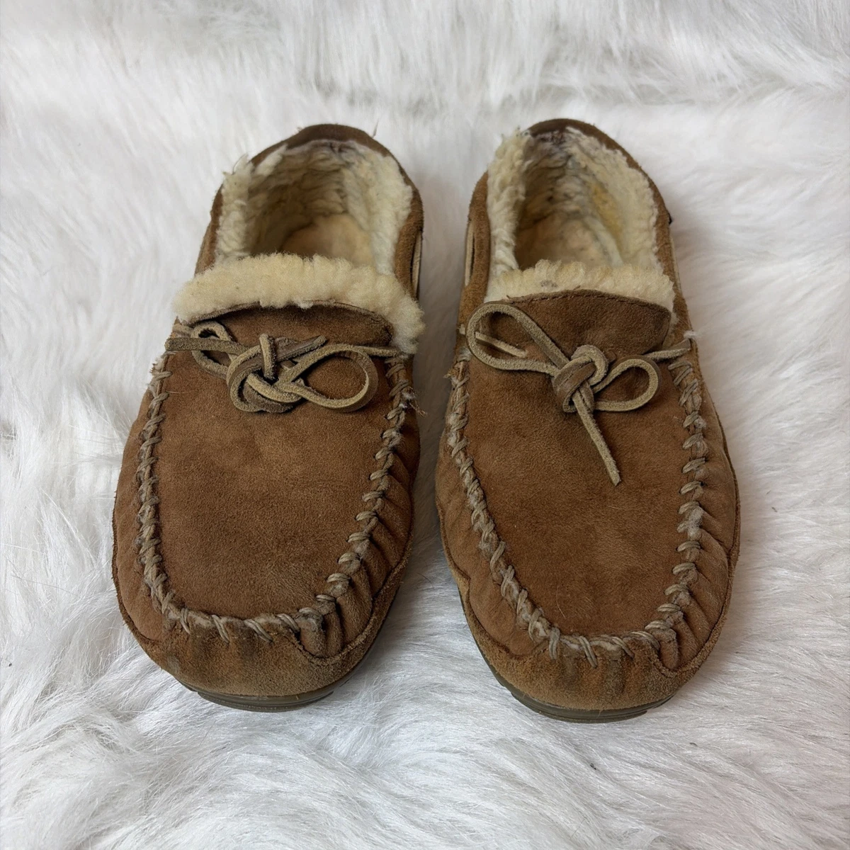 L.L. Bean Men\'s 11 Tan Suede Slippers Men main image 4