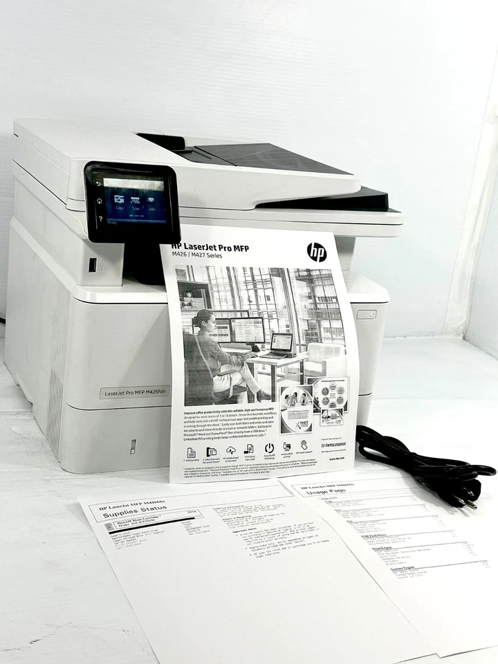 HP LaserJet Pro MFP M426fdn Duplex Laser Printer F6W14A, Pg: 1390 Low Tested Vid - Image 3 of 4
