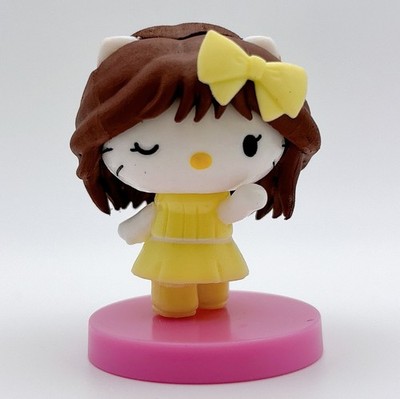 Sanrio Hello Kitty Choco Egg Mini Figure Kwaii Furuta Anime Japan Yellow Ribbon