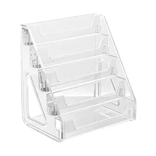 5-Tier Acrylic Collector Card Display Stand Rack Shelf For Trading Cards