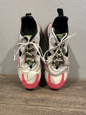 Nike Air Max 270 React  Pop Art  Pink White Running Shoes Women s Size 8.5
