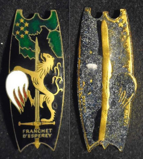 INSIGNE MILITAIRE – ESM ST CYR FRANCHET D'ESPEREY DRAGO PROGRAMME