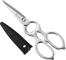 Shimomura Pro Grade Kitchen Scissors Sheath All Stainless Detachable Japan PG413