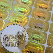 1200 Hologram Tamper Evident Security Stickers Seal Label Genuine Authen