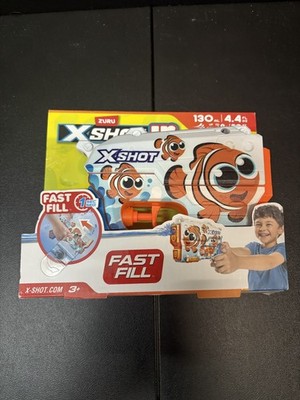 ZURU X-Shot Fast Fill Water Blaster Nemo Clownfish Toy Gun New