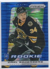 2013-14 Panini Prizm Blue PULSAR ROOKIE Carl Soderberg Boston Bruins #206