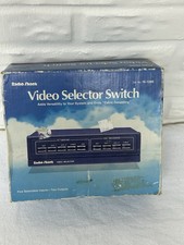 Video Selector Switch Radio Shack 15-1266A Push button Control 5 Inputs 2 Output