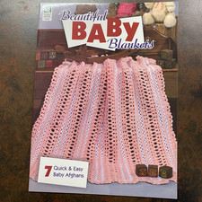 NEW BEAUTIFUL BABY BLANKETS 7 ADORABLE AFGHANS CROCHET PATTERN BOOK