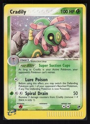 Cradily 3/100 EX Sandstorm Holo Rare