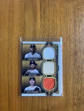 2022 Topps Triple Threads Relic Combo Alvarez/Altuve/Verlander # /36